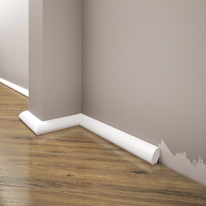 Podlahová lišta Elegance LPC-12-101 bílá mat