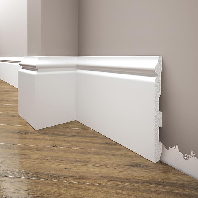 Podlahová lišta Elegance LPC-24-101 bílá mat