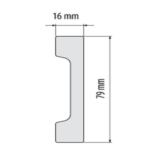 Podlahová lišta Elegance LPC-28-101 bílá mat