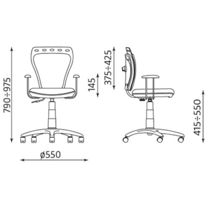 Otáčecí Židle Ministyle White – Víla