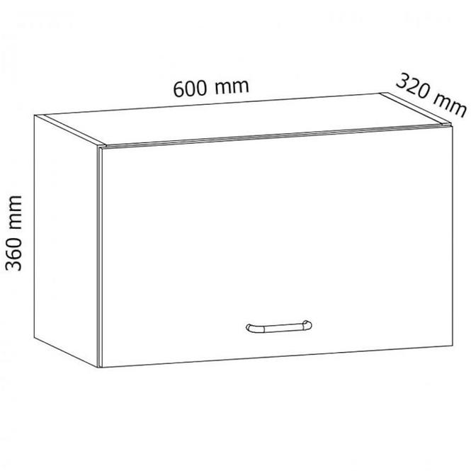 Kuchyňská skříňka Linea G60KN Grey