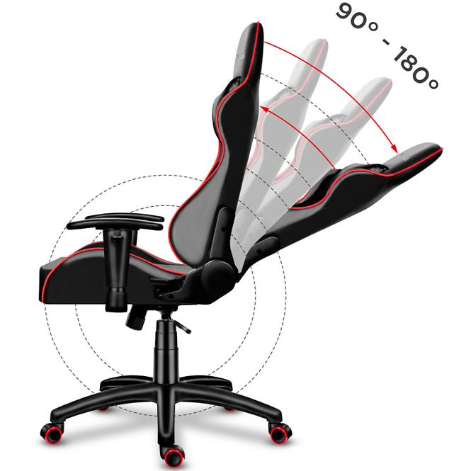 Herní židle HZ-FORCE 6.0 RED