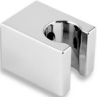 Držák sprchy hranatý pevný chrom d/cube,0