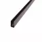 Plotová montážní lišta Terra antracit 2000x42x22mm,2