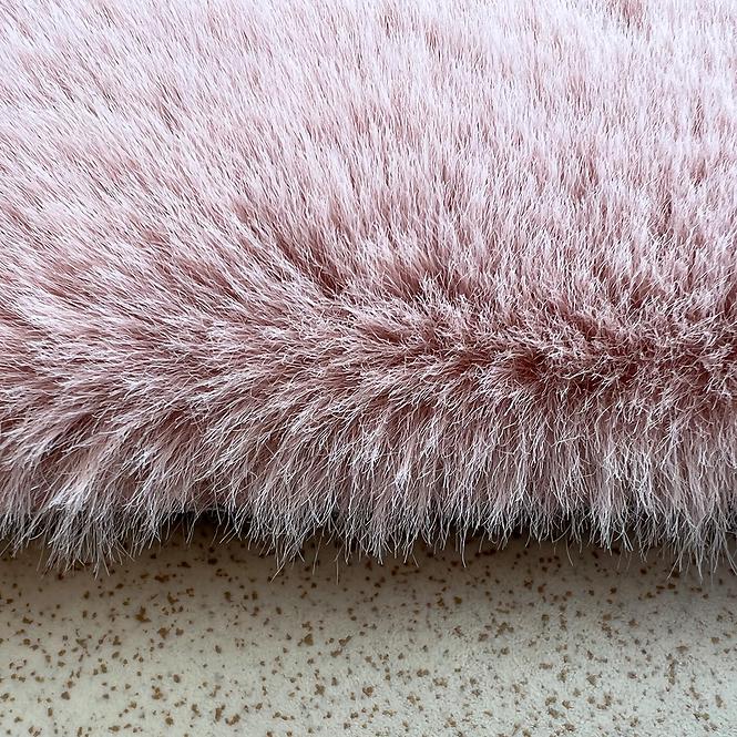 Koberec Shaggy Rabbit Fur 0,6/0,9 růžový