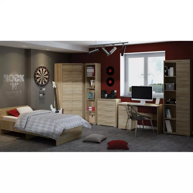 Šatní skříň Avo 120cm Dub Sonoma,11