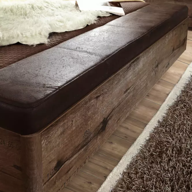 Postel Jacky 160cm Dub Ušlechtilý / Černá,4