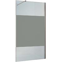 Sprchová zástěna WALK-IN BALI 120 x 195 zrcadlo 