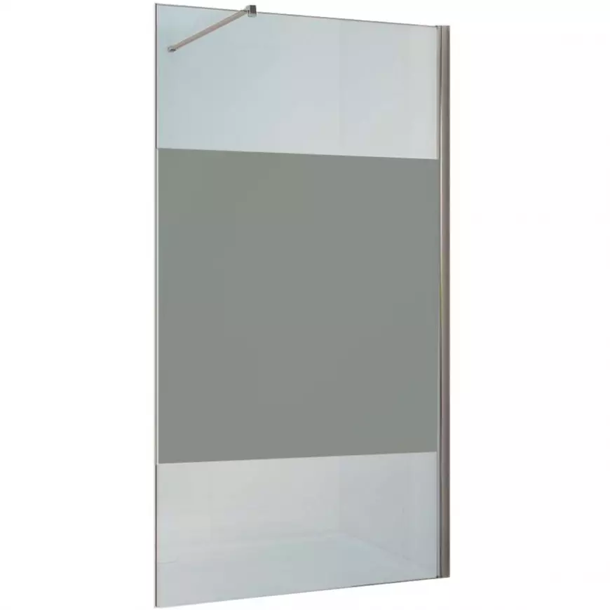 Sprchová zástěna WALK-IN BALI 120 x 195 zrcadlo