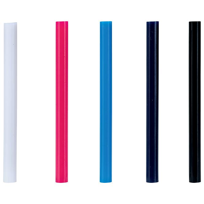 Tavné lepící tyčinky univerzální, Ø7 mm, 90 mm, červené, zelené, modré, Rapid