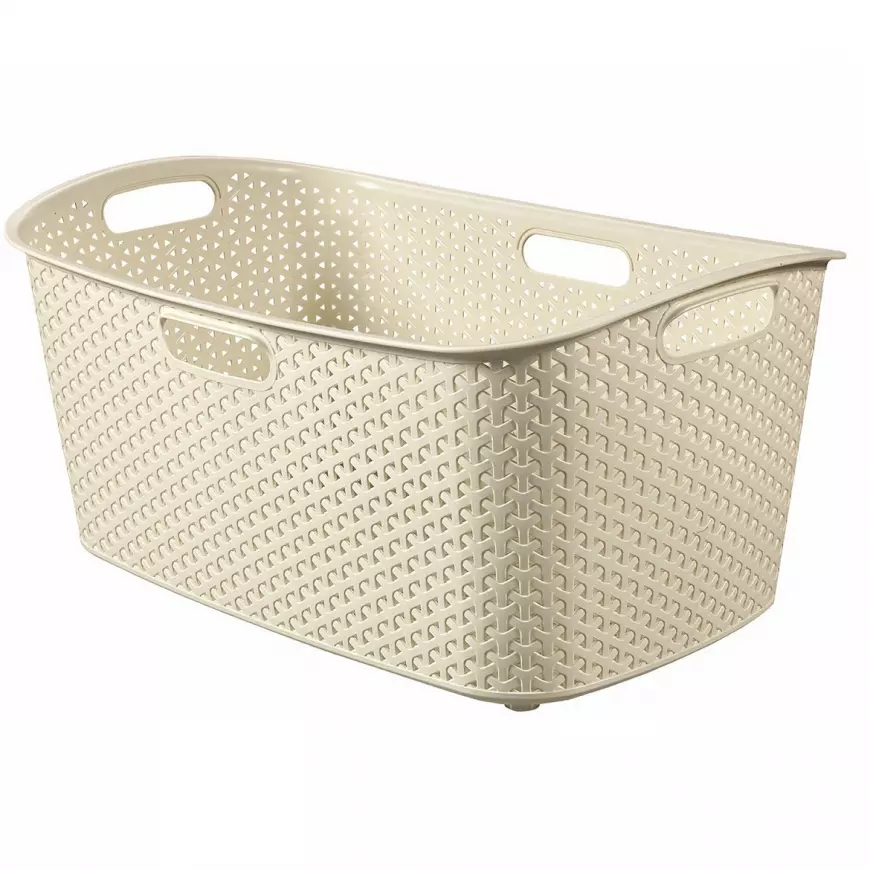 Prádelní koš My Style  47l 223393 krém.