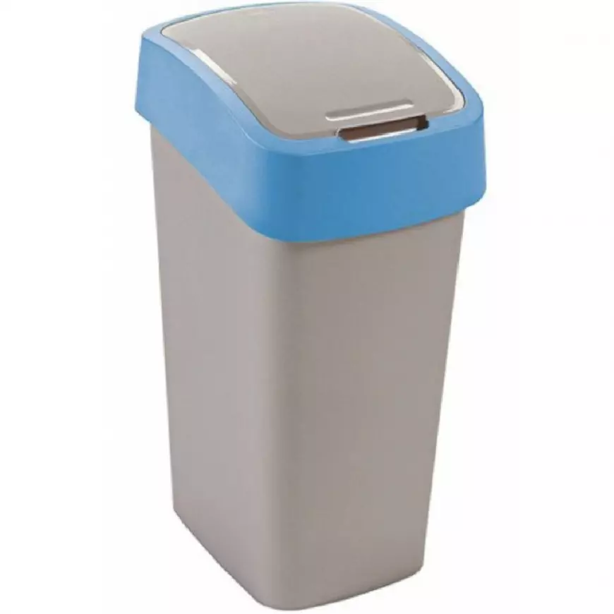 Odpadkový koš Flip Bin 45l 217818 stříbrno/modr.