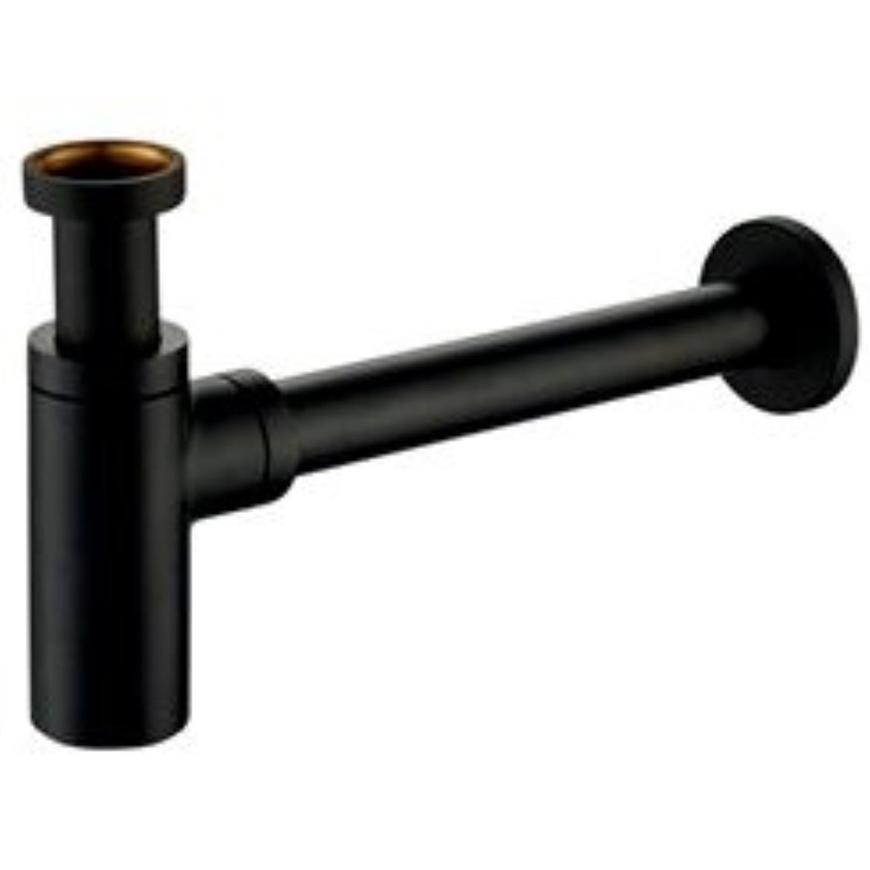 Levně Umyvadlový lahvový sifon designový černý 22935