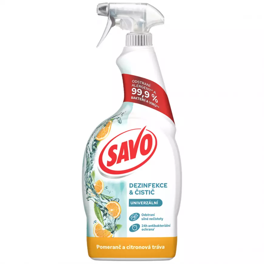 Savo univerzální sprej pomeranč a citronová tráva 700 ml