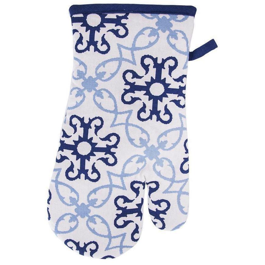 Kuchyňská chňapka Blue shapes Obrázek