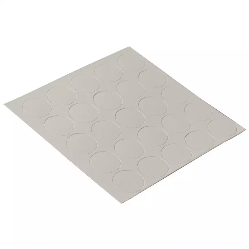 Samolepící krytky o 14mm, bílé, 25 ks