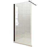 Sprchová zástěna WALK-IN Fiord 120 x 195 černý profil