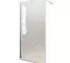 Sprchová zástěna WALK-IN Soft 100 x 195 chromový profil