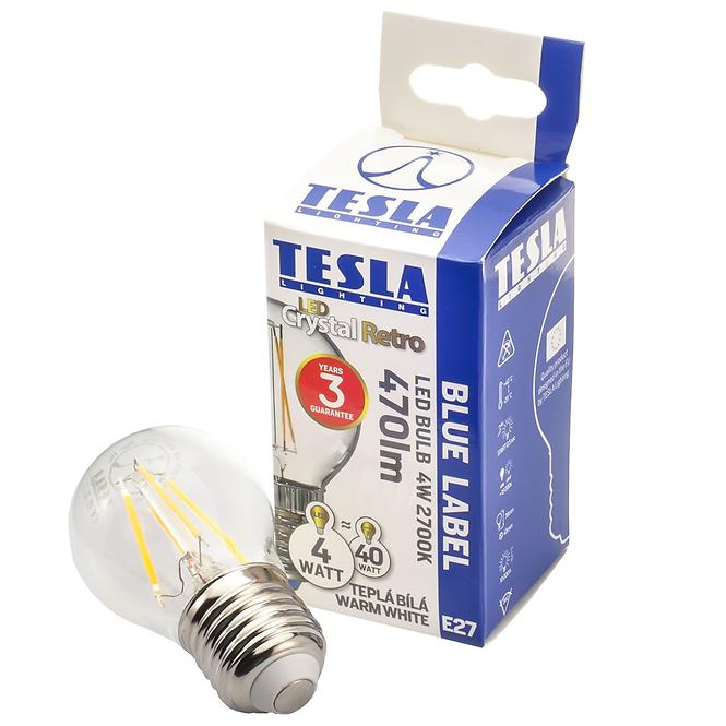 LED žárovka miniglobe Filament Retro 4W E27 2700K