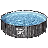 Bazén STEEL PRO MAX 4.27 x 1.07 m s filtrací vzor prkno, 5614Z