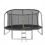 Trampolína COMFORT 427cm černá s žebříkem