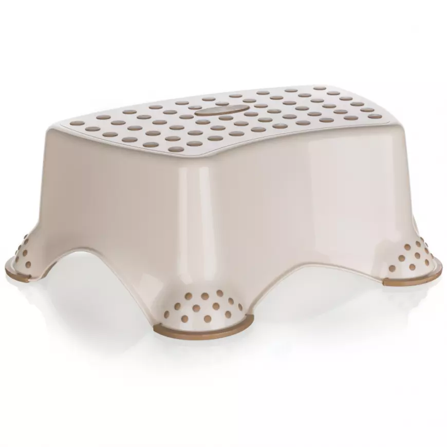 Stolička - schůdek 40x28x14 cm krémová 53995120