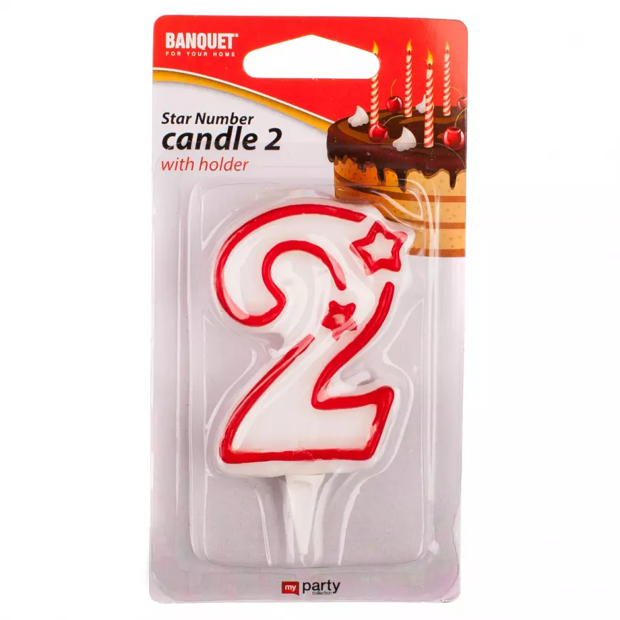 Narozeninová svíčka "2"