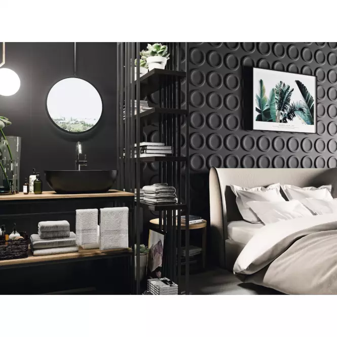 Dekor Opal Black Satin 25/25