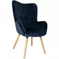 Křeslo Cozy Modrý