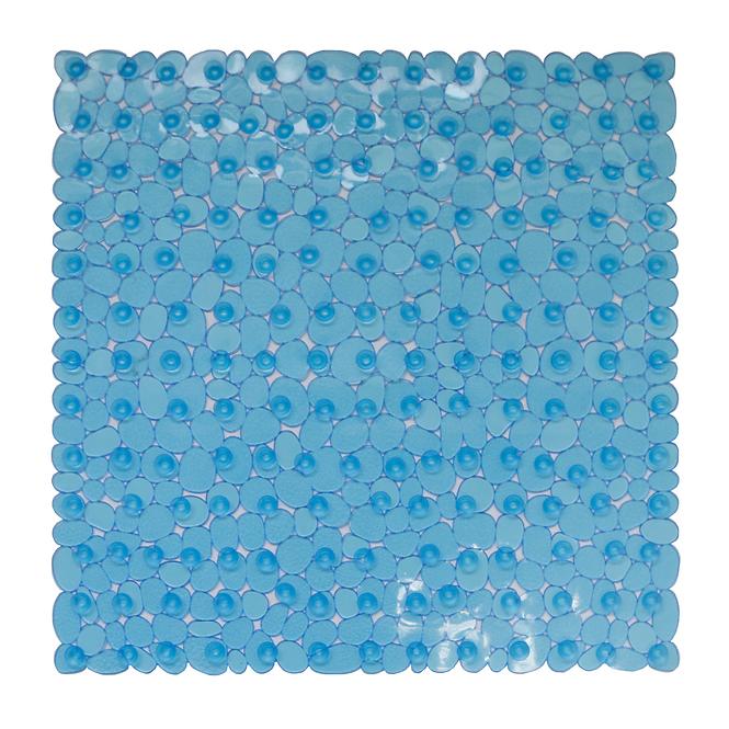 Sprchová podložka kameny j-s5454 54x54 modrá