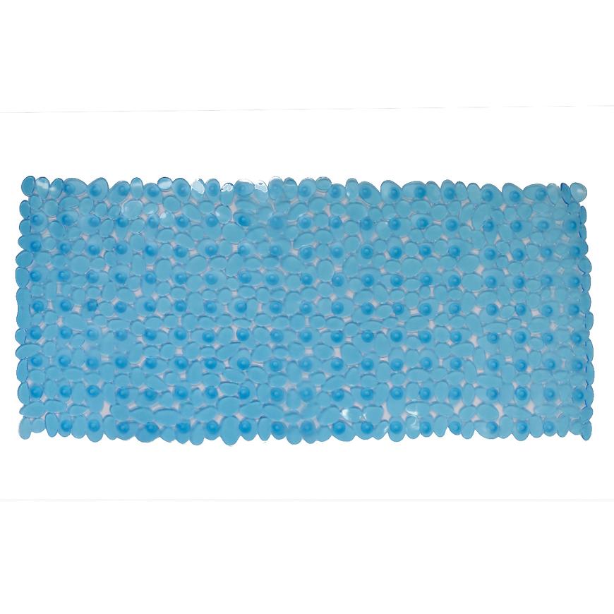 Vanová podložka 88x40 j-8840 kameny modrá