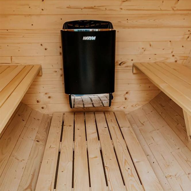 Dřevěná sauna – sud,6