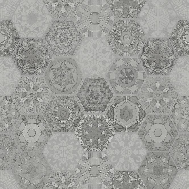 Dlažba Patchwork hexagon grey 60/60 REKT.