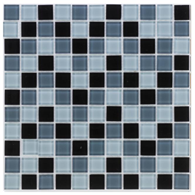 Mozaika schwarz grau 41060 30x30x0,4