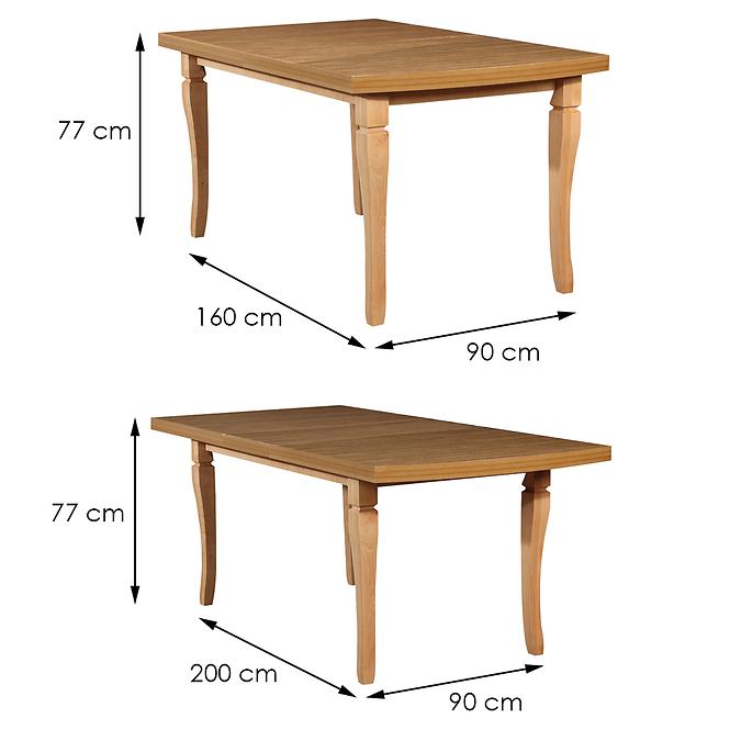 Stůl ST34 160X90+40 Buk