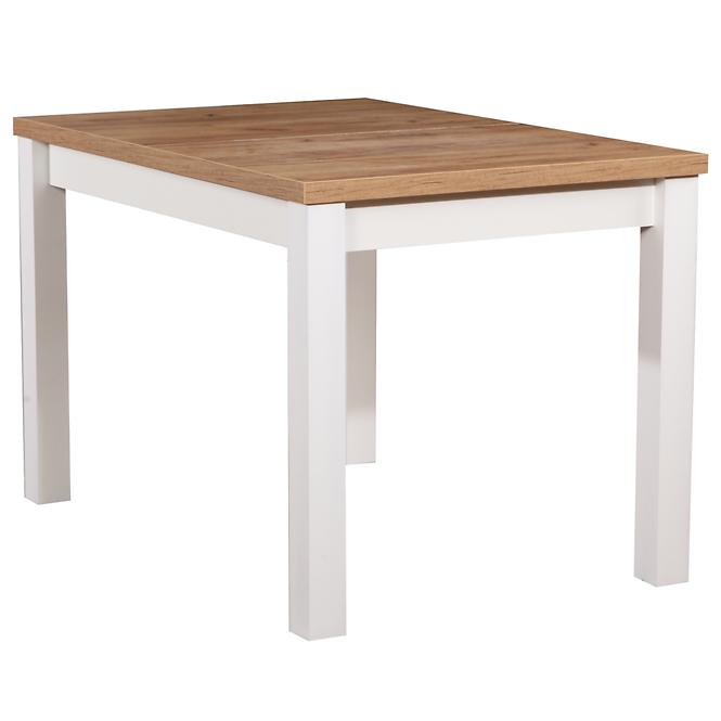 Stůl ST30 120X80 Dub Wotan/Bílý
