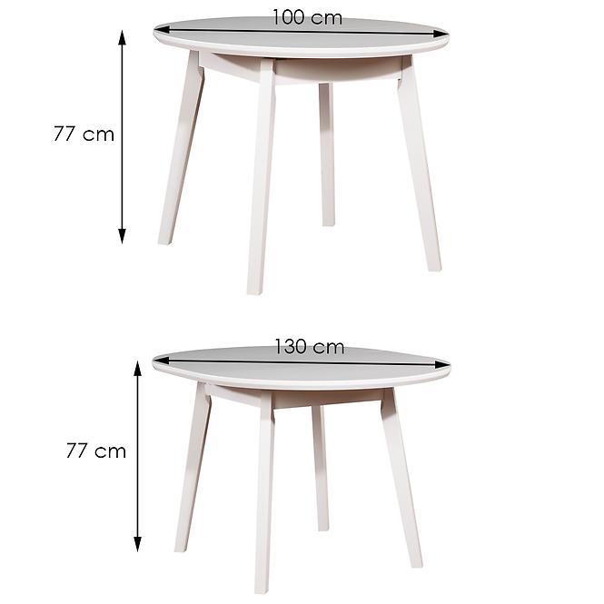 Stůl ST39 100+30 Bílý