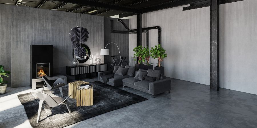 Betonové podlahy: surové kouzlo a minimalistický design