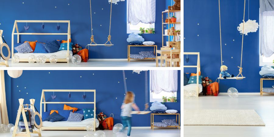 Doplňky a dekorace s motivy oblaků do dětského pokoje 
