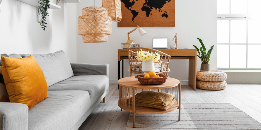 Význam barev podle Feng Shui a principy uspořádání obývacího pokoje