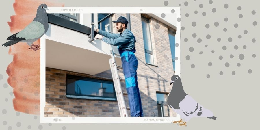 ochranná síť – holuby, hlodavce udrží dál od balkónu