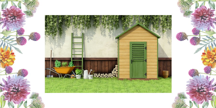 Kovové domky - vhodné na uložení drobného zahradního vybavení