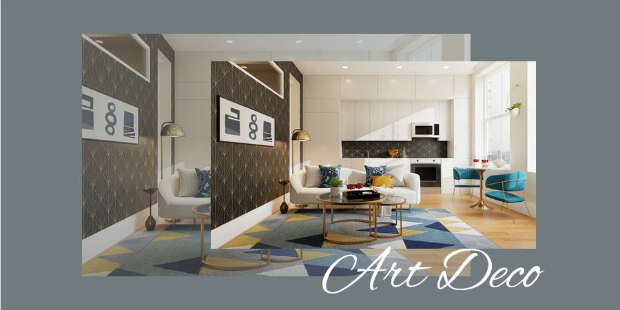 Jak zařídit obývací pokoj ve stylu art deco a dodat mu moderní charakter?